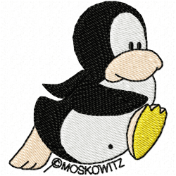 Pinguins Embroidery Design 2 Pinguins Embroidery Design 2